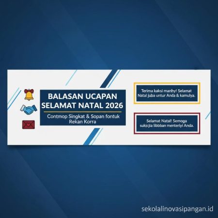 Thumbnail: Balasan Ucapan Selamat Natal 2026 dengan Contoh Kata-Kata Singkat dan Sopan untuk Rekan Kerja