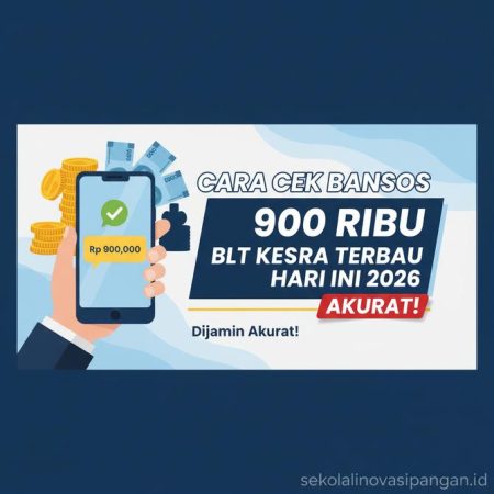 Thumbnail: Cara Cek Bansos 900 Ribu BLT Kesra Terbaru Hari Ini 2026, Dijamin Akurat!