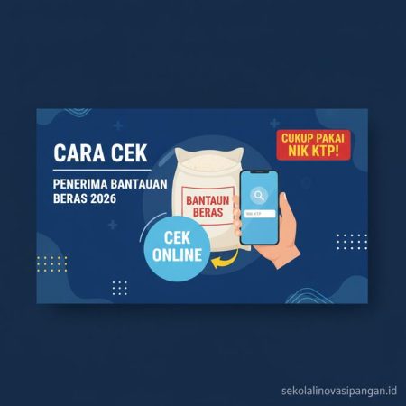 Thumbnail: Cara Cek Penerima Bantuan Beras 2026 Online, Cukup Pakai NIK KTP Saja!