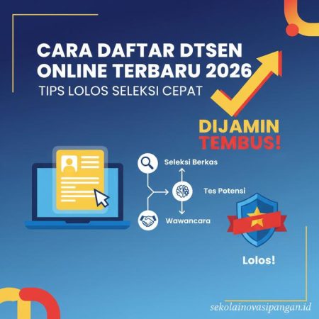 Thumbnail: Cara Daftar DTSEN Online Terbaru 2026 dengan Tips Lolos Seleksi Cepat, Dijamin Tembus!